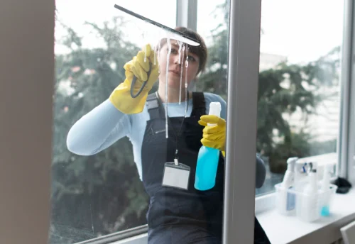 Nettoyage de vitres intérieures et extérieures à la Grand-Croix